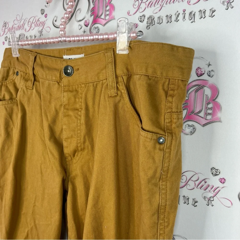 Urban Heritage pants cargo work style pants brown Tan Slim Pants - Picture 5 of 11